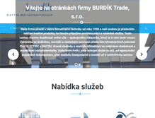 Tablet Screenshot of klimatizace-burdik.cz